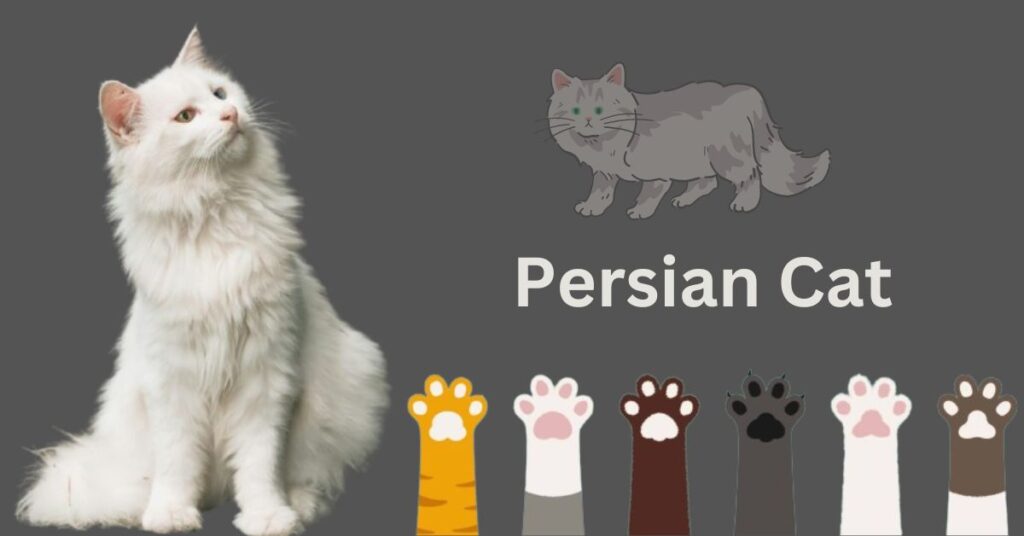 White persian cat